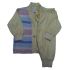 Pijama Algodão Listrado com Calça Amarela P +R$ 49,00